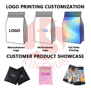 Tùy chỉnh màu Zip khóa đứng lên túi nhôm lá bao bì cho thực phẩm lưu trữ Mylar <span class=keywords><strong>Poly</strong></span> túi có thể khóa lại Túi Ziplock - Product Image 5