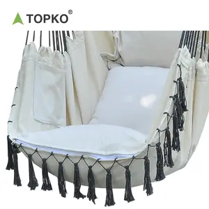 TOPKO 실내 침실 흔들 의자 술 교수형 의자 야외 성인 어린이 휴식 해먹 캠핑 의자