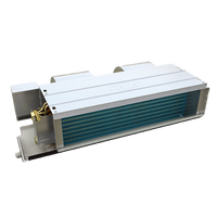 Unité de chauffage et de refroidissement à eau glacée, ventilateur-câble horizontal dissimulé à faible bruit, à double conduit, pour économie d'énergie, pour pompe à chaleur industrielle