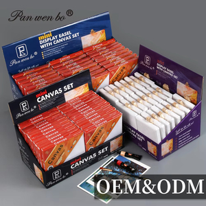 Set di 24 <span class=keywords><strong>Tele</strong></span> <span class=keywords><strong>per</strong></span> <span class=keywords><strong>Pittura</strong></span> 6x6 Pollici, Kit con Mini Cavalletto, <span class=keywords><strong>Tele</strong></span> Piccole <span class=keywords><strong>per</strong></span> <span class=keywords><strong>Pittura</strong></span> Acrilica, a <span class=keywords><strong>Olio</strong></span> e Acquerello <span class=keywords><strong>per</strong></span> Adulti - Product Image 6