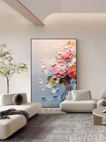 Décoration de salon personnalisée Art mural Moderne Simple Floral Peinture à l'huile personnalisée Peinture faite à la main