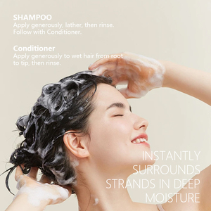 <span class=keywords><strong>Shampooing</strong></span> et après-shampoing à l'huile de coco pour cheveux secs et abîmés, soin capillaire nourrissant en profondeur, hydratant intense, marque privée - Product Image 4