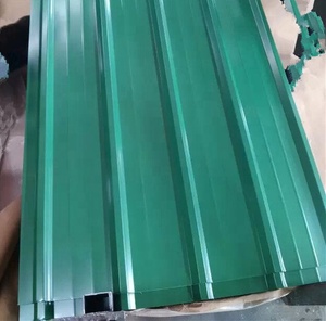 Tôles de <span class=keywords><strong>Toiture</strong></span> Ondulées Peintes en Couleur, Haute Résistance, Grade SGCC, Normes JIS AISI, Prix par Tonne et par Tôle - Product Image 4