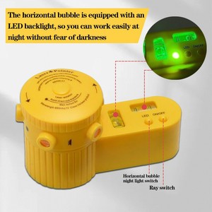 Nivel Láser Rojo de Alta Precisión Cinco en Uno, Nivel Láser Doméstico, Regla Láser Giratoria, Nivel Infrarrojo de Luz Fuerte - Product Image 6