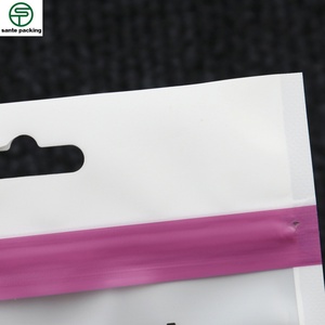 Customized Mini Size Gravure Printing Suit U Disk Data Line Charger Converter Earphone Recyclable Valve Zipper Top 3 Sides Seal - Product Image 4