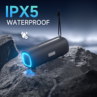 Altavoz Exterior para Computadora, Cine en Casa, Audio TWS, 20W, Bajos Potentes, RGB, IPX5, Impermeable, Portátil, Bluetooth, Inalámbrico