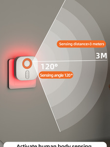 RGB Plug in Night <b>Light</b> Color Changing Dusk to Dawn Sensor <b>Wireless</b> LED Nightlight for Kids Living Room Bedroom Bedside Lamp - Product Image 3