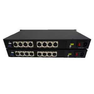 8CH Một Chiều cân bằng âm thanh chuyển đổi & XLR giao diện, ST/LC/FC sợi loạt mở rộng âm thanh để 20 ~ 80KM - Product Image 4