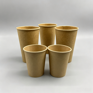 Gobelet en papier jetable avec logo personnalisé, laminé PE, biodégradable, 250GSM 270GSM, taille personnalisée pour l'emballage de café à emporter - Product Image 6