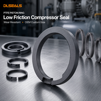 Joint d'étanchéité pour piston de compresseur en PTFE pour cylindre de compresseur d'air, faible friction, taille personnalisée OEM