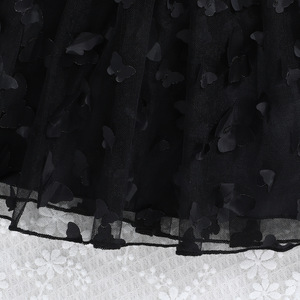 Completo Moda Bambina: Giacca e Vestito in Due Pezzi, Stile Europeo e Americano, Abbigliamento Nero per Bambine - Product Image 6