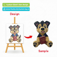 Fabricant de jouets en peluche personnalisés : Conception de loup rayé hautement réalistique – Échantillon de souvenirs du parc animalier, jouet en peluche chien personnalisé