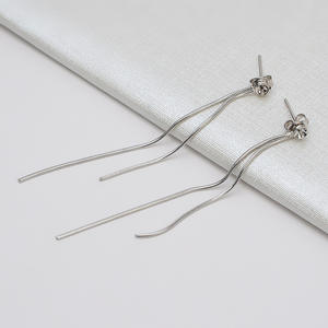 Conector de Plata S925 para Pendientes con Forma de Manzana, con 5-7 Perlas, Base Vacía para Joyería DIY - 1174 - Product Image 5