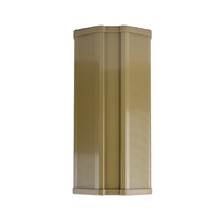 Altavoz de Columna Activo de Aluminio Resistente al Agua, Entrada RCA, Soporte Ajustable Multipotencia, Altavoz PA para Exteriores, para Transmisiones al Aire Libre