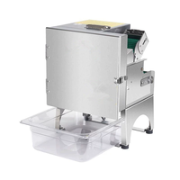 Multifunctionele commerciële groentesnijder, automatische snijmachine voor bieslook, lente-uien, zuurkool, aardappelen en chilipepers.