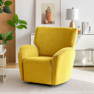 Canapé électrique moderne inclinable en tissu fonctionnel <span class=keywords><strong>Fauteuil</strong></span> de loisirs chenille pivotant manuel pour salon Fauteuils simples - Product Image 1