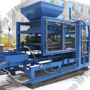 QT6-15 Automatic Hydraulic PLC Controlled Engine Gear Concrete Hollow Block Brick Making Machine Pallet Stacker Block Making Mac - Product Image 1