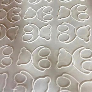 Parches Termoadhesivos, 5 Hojas de Letras y Números Blancos de 1 Pulgada para Tela, Camisetas, Bolsas, Manualidades - Product Image 3