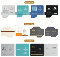 Porte-cartes de visite pour chambre d'hôtel, porte-clés, étui pour carte-cadeau personnalisé avec logo, en papier