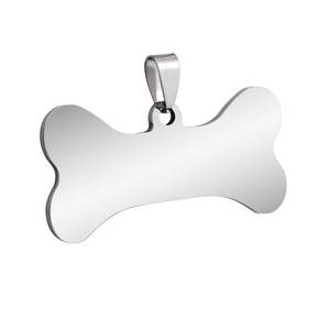 Ornamenti in Acciaio a Forma di Osso 22x44mm - Product Image 1