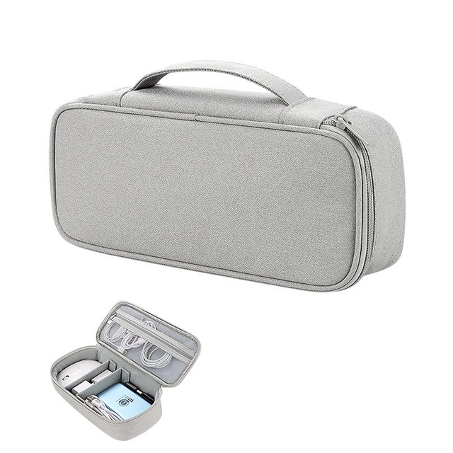 Portable Zipper Digital Accessories Storage Bag USB Wire Storage Case Bag for Set Multifunction Electronic Accessories Organizer