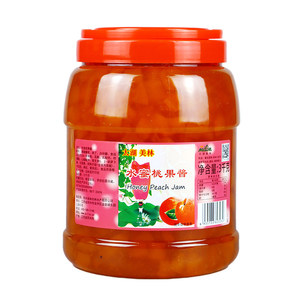Mejor Opción, Mermelada de Melocotón con Buen Aroma, Dulce Ligero, Frutas Naturales, Certificación HACCP, para Té de Frutas con Sabor - Product Image 1