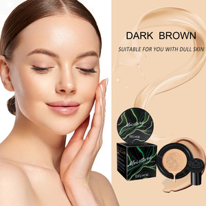 Base de Maquillaje BB Cream con Aplicador de Cabeza de Hongo en Cojín de Aire Crema Iluminadora de Larga Duración para Mujer Base Correctora Cosméticos Faciales GG - Product Image 6
