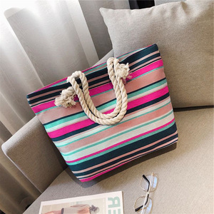 Tùy Chỉnh Thiết Kế Công Suất Lớn Cầm Tay Trống Túi Vải Đơn Giản Mô Hình rô Vai Sinh Viên Mua Sắm Tote Túi - Product Image 4