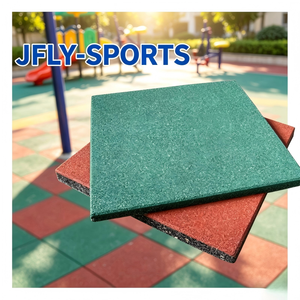 Dalles de sol en caoutchouc EPDM perméables à l'eau avec fonction de drainage pour terrains de jeux, aires de fitness communautaires et jardins d'enfants - Product Image 1
