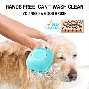 Fast Delivery Dog Bath <b>Brush</b> <b>Pet</b> Shampoo <b>Brush</b> Cat Grooming <b>Brush</b> Color Box Soap Dispenser Soothing Massage <b>Pet</b> Rubber Comb - Product Image 5
