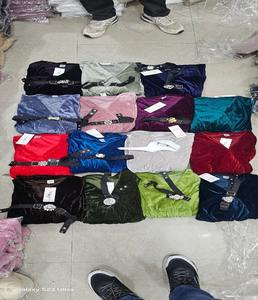 Robe contemporaine pour femmes en velours écologique, ceinture, taille naturelle, tissu luxueux, manches longues, style de soirée, élégante, coupe A - Product Image 3