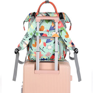 Venta directa de fábrica al aire libre hombros biberón carga USB bolsas de pañales mochila mamá bolsa de viaje - Product Image 2