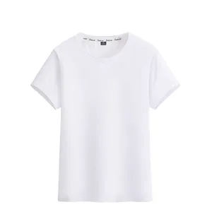 Commercio all'ingrosso di Alta Qualità 100% Poliestere In Bianco O-Collo di Sublimazione Tshirt Personalizza Stampa LOGO T-Shirt Personalizzate T Shirt Stampa