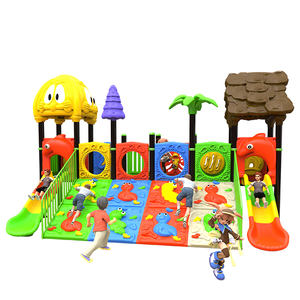 Kinder kletter rahmen Langlebiges kommerzielles Spielset für Kinder Kommerzielle Outdoor-Spielgeräte für Kinder mit Rutschen - Product Image 1