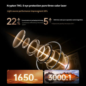 <span class=keywords><strong>Projecteur</strong></span> laser JMGO X3 Air 1650 ISO 1080P MALC 3.0 avec protection oculaire, <span class=keywords><strong>projecteur</strong></span> intelligent PTZ pour la maison et les jeux - Product Image 2