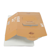 Boîte à gâteau avec poignée en papier, fenêtre transparente et impression offset, en papier alimentaire pour emballage de boulangerie à emporter