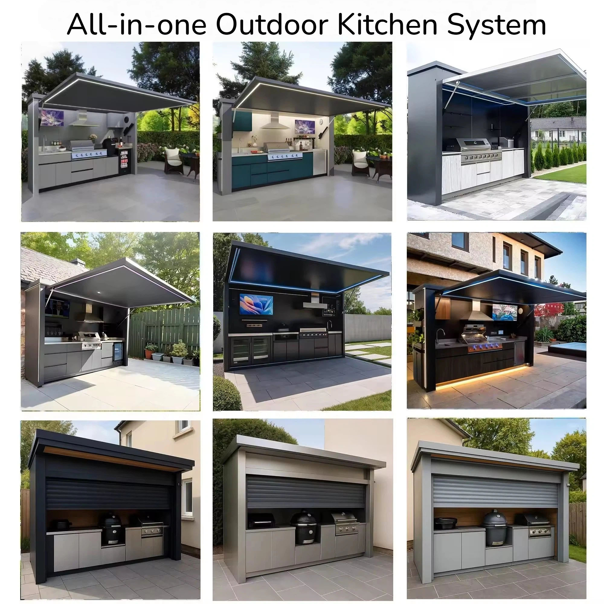 Abri de cuisine extérieure