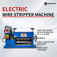 Machine à dénuder les fils électrique automatique 110V/220V 0.37KW haute vitesse pour récupération du cuivre, certifiée CE, garantie 1 an Wen Ding
