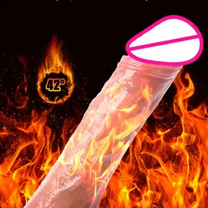 Remote Control Vibration 10 Inches Liquid Silicone Dildo Artificial Rubber Penis Rubber Sex Toys For Women