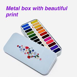 Pinturas de Acuarela No Tóxicas, Excelente Relación Calidad-Precio, Materiales de Arte para Adultos, Niños, Artistas y Principiantes, Juego de Pinturas de Acuarela - Product Image 4