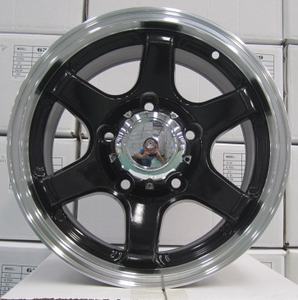 ล้ออัลลอยผสมอลูมิเนียมสำหรับรถยนต์ที่มีพื้นผิวที่แตกต่าง<span class=keywords><strong>ก</strong></span>ันล้อขอบ6X139.7 <span class=keywords><strong>15</strong></span>*7.5 17*8.0 - Product Image 1