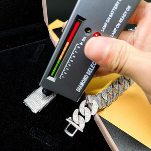 Real Solid 925Sterling Silver 6-15mm Moissanite Cuban Chain Bracelet Iced Out Miami Cuban Link Chain Hiphop Jewelry for <b>Men</b> Gift - Product Image 6