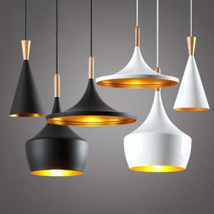 โคมไฟเพดานสไตล์นอร์ดิก Lightgor ตัวโคมอลูมิเนียม สีดำขาว ไฟ LED โคมระย้าสำหรับบ้าน - Product Image 2