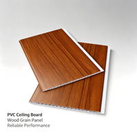 Nouveau matériau de construction : Panneau de plafond moderne en PVC stratifié imprimé, étanche, insonorisé, résistant au feu, pour grille de plafond