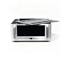 Boîtier d'amplificateur Hi-Fi en aluminium sur mesure avec ailettes de refroidissement extrudées, châssis audio antidéflagrant IP54 pour la classe