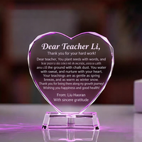 Cadre photo en verre cristal gravé au laser 2D GLINN, base LED personnalisée pour cadeau, 10/12/15CM, tendance mode, vente en gros à prix abordable