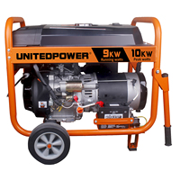 Haushalt Tragbares Haus einphasig 3kw 6kva 15kva 12kw 10kw Benzinmotor elektrischer Strom Benzin generator 10000w