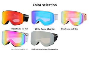 شعار مخصص مقاوم للرياح بطبقتين مضاد للضباب مصنع بيع بالجملة جديد نظارات رياضية للتزلج على الجليد شعار مخصص نظارات واقية للتزلج في الهواء الطلق - Product Image 2