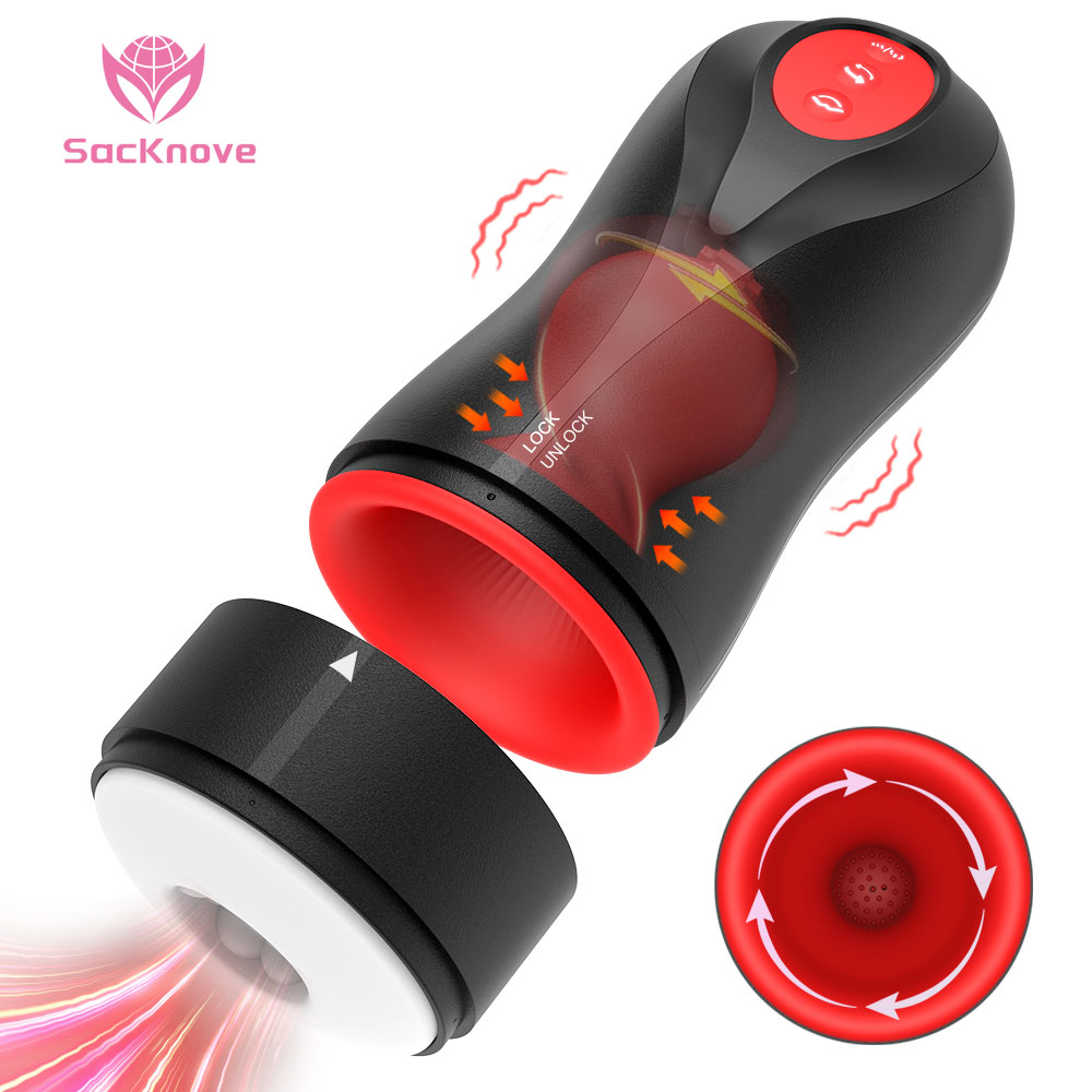 Sacknove 3 in 1 Male Rotation Thrusting Suck Masturbator