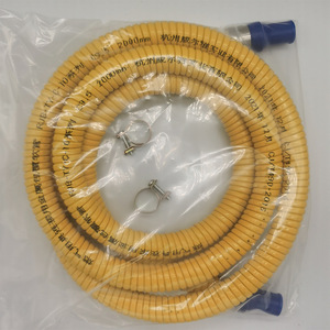 ท่อแก๊สโลหะลูกฟูกขนาดเส้นผ่านศูนย์กลางภายนอก 18 มม. เหล็กชุบสังกะสีแบบกลม สำหรับถ่านหินและก๊าซธรรมชาติเหลว - Product Image 2